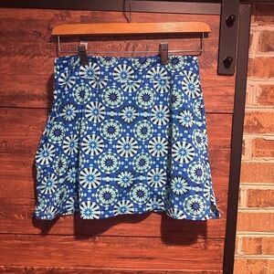 Colorado Clothing Tranquility Womens small Skort Skirt Ocean Flower Blue (9)